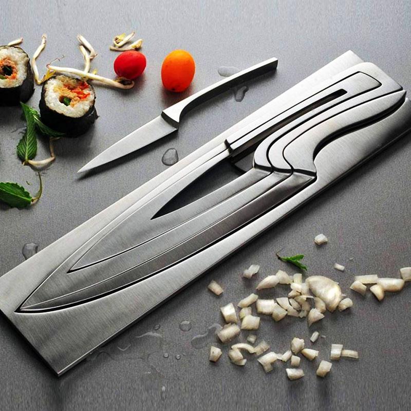 Yunshan Nesting Stainless Steel Knife Set