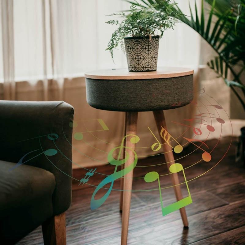 Acoustic Round Side Table - Accent Tables - YALA LIFE