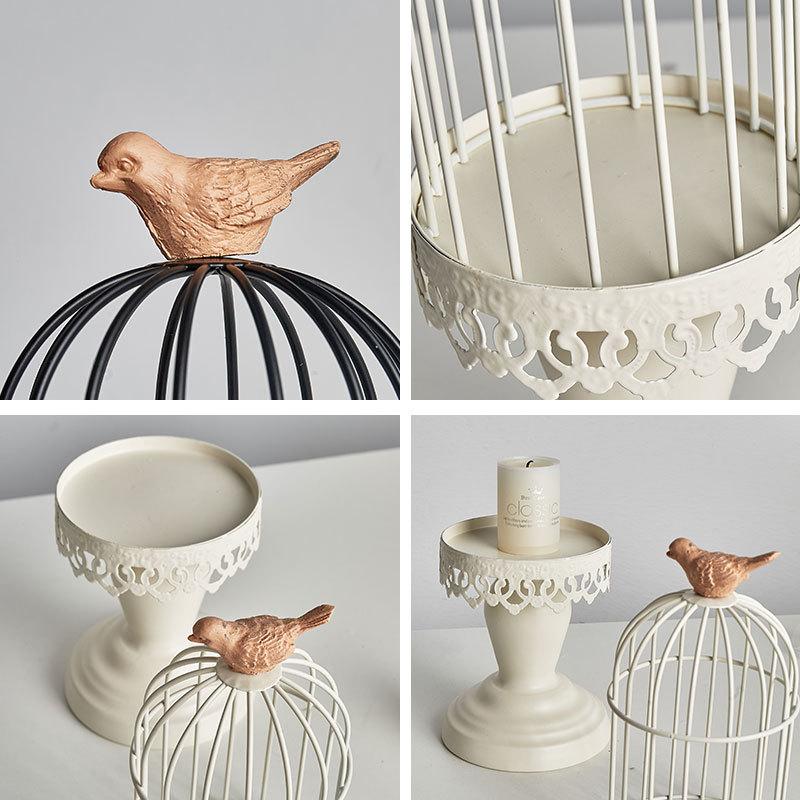 Birdcage Candle Holder - Candle Holders - YALA LIFE