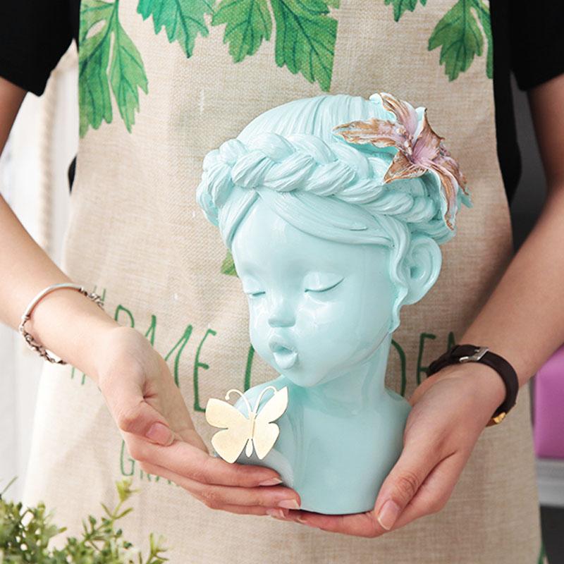 Butterfly Girl Sculpture - Sculptures &amp; Statues - YALA LIFE