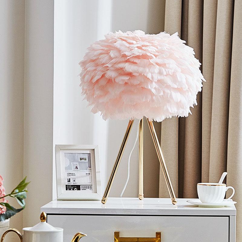 Goose Feather Lamp - Lamps - YALA LIFE