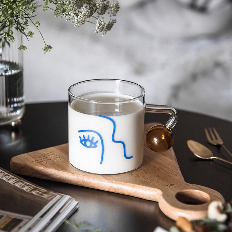 Half Face Mug - Coffee &amp; Tea Cups - YALA LIFE