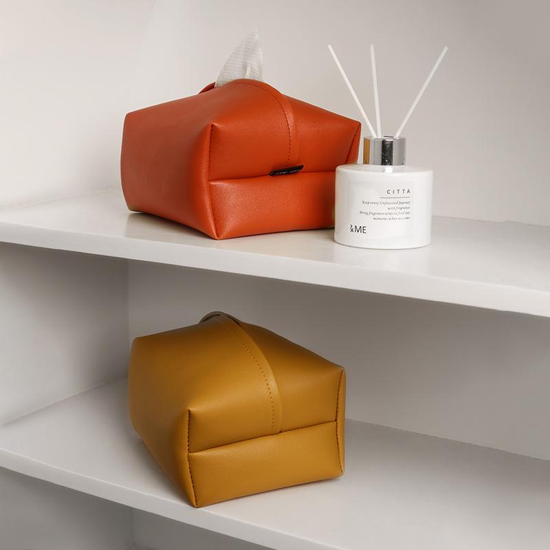 Luxury Leather Tissue Box - Facial Tissue Holders - YL Design