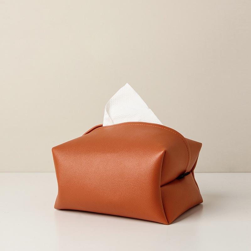 Luxury Leather Tissue Box - Facial Tissue Holders - YL Design