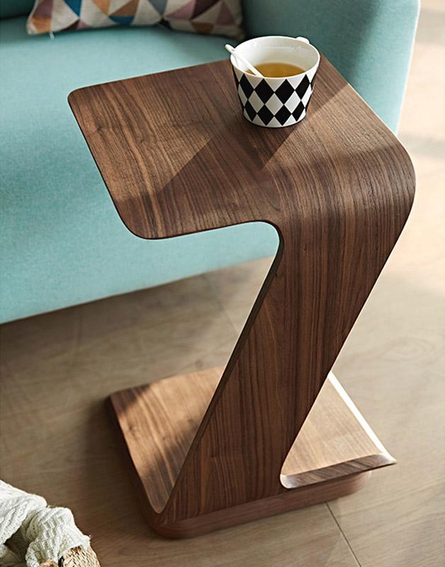 Morein Curved C-Shaped Accent Table - Accent Tables - YALA LIFE