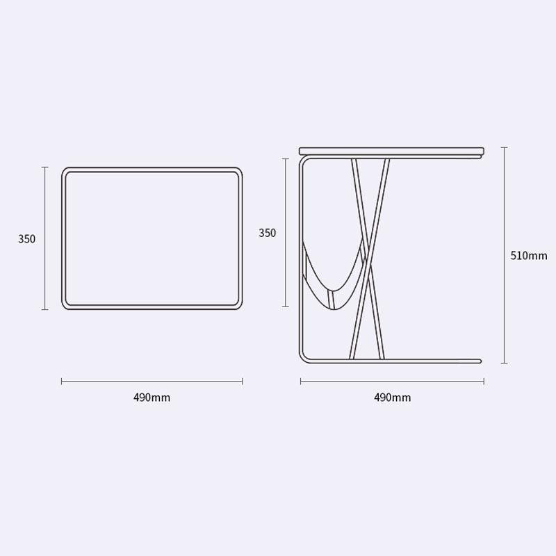 Morein Magazine Side Table - End Tables - YALA LIFE