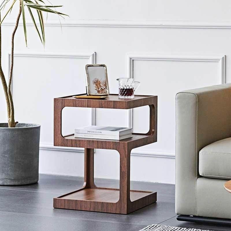 Morein Square Frame Storage Accent Table - End Tables - YALA LIFE