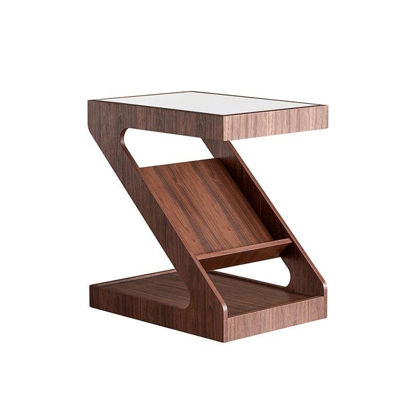 Morein Z-Shaped End Table - End Tables - YALA LIFE
