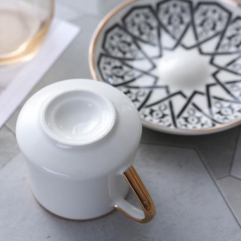 Mosaic Espresso Cup and Saucer Set - Coffee & Tea Cups - Yala Life