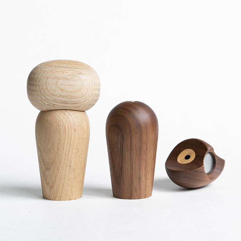 Owl Wooden Figurine - Figurines - YALA LIFE