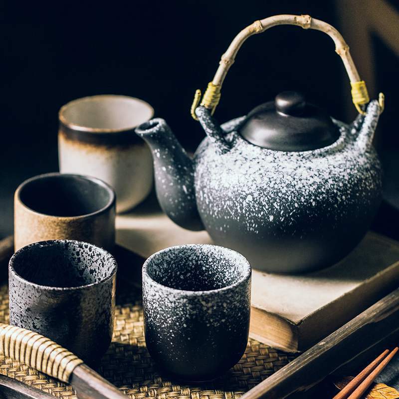 Rustic Earthstone Mug Set - Coffee &amp; Tea Cups - Yala Life