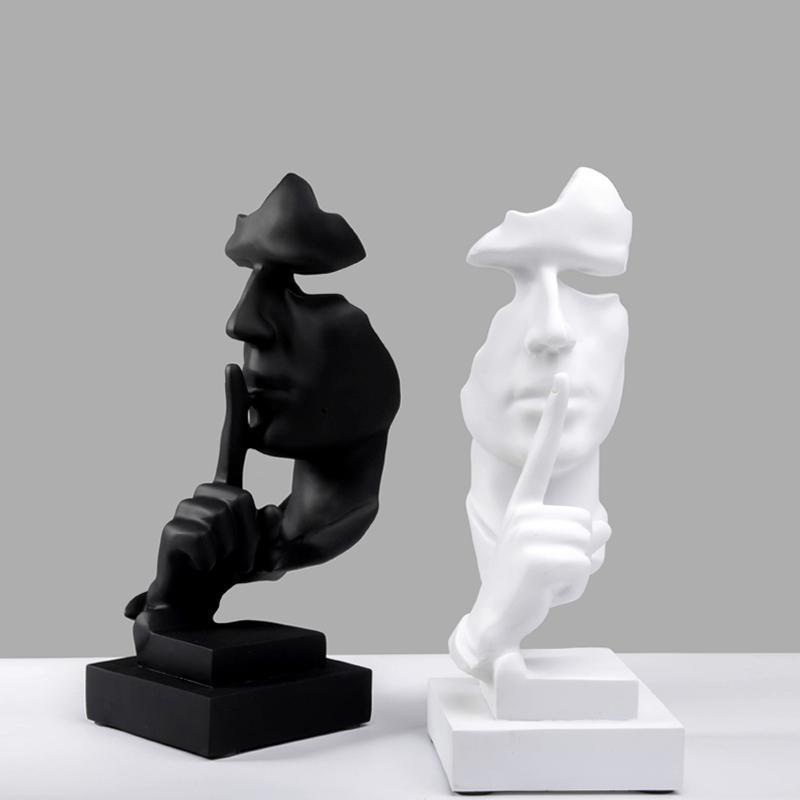 Silence Status Sculpture - Sculptures &amp; Statues - YALA LIFE
